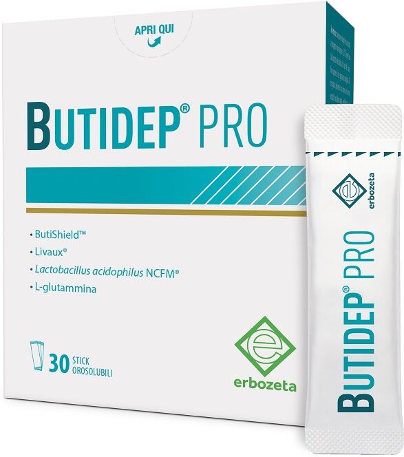 ERBOZETA SpA BUTIDEP PRO 30STICK OROSOLUBIL