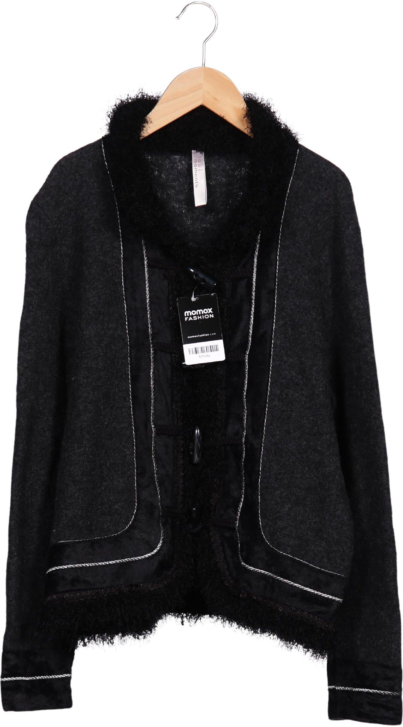 Oui Damen Jacke, Grau, Gr. M, kein / Etikett - Second Hand