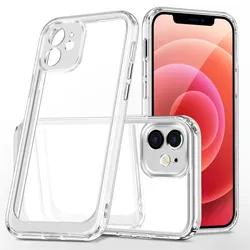 Schutzhülle für iPhone 12 Mini Kamera Case Panzerhülle Handyhülle Cover Tasche Transparent Smartphone Bumper