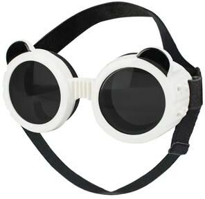 Uplift Picks AdventureShield Dog Goggles Waterproof Windproof Pet Sunglasses For Small Dogs white