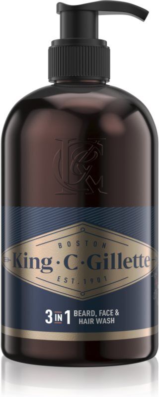 Gillette King C. Beard & Face Wash Bartshampoo 350 ml