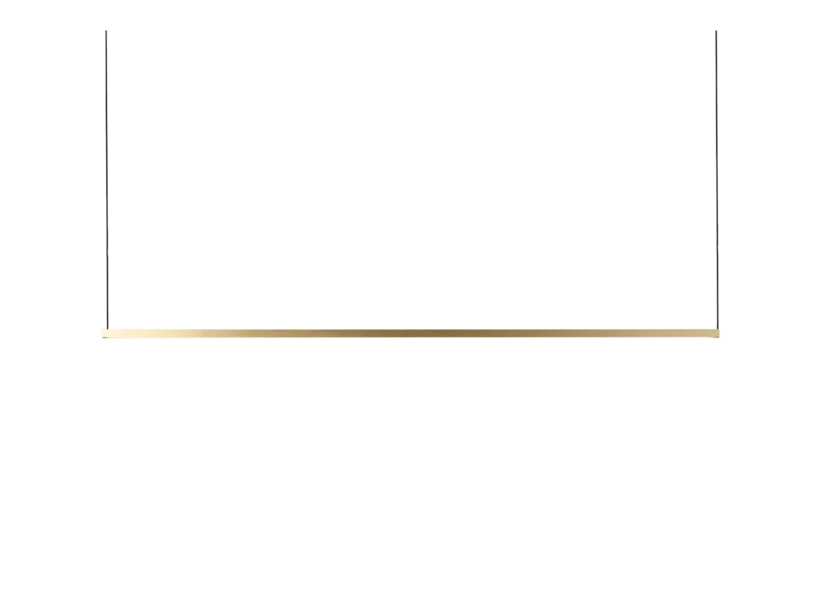 LIGHT-POINT Stripe S1500 Hanglamp Messing Aluminium met LED 2700/3000K