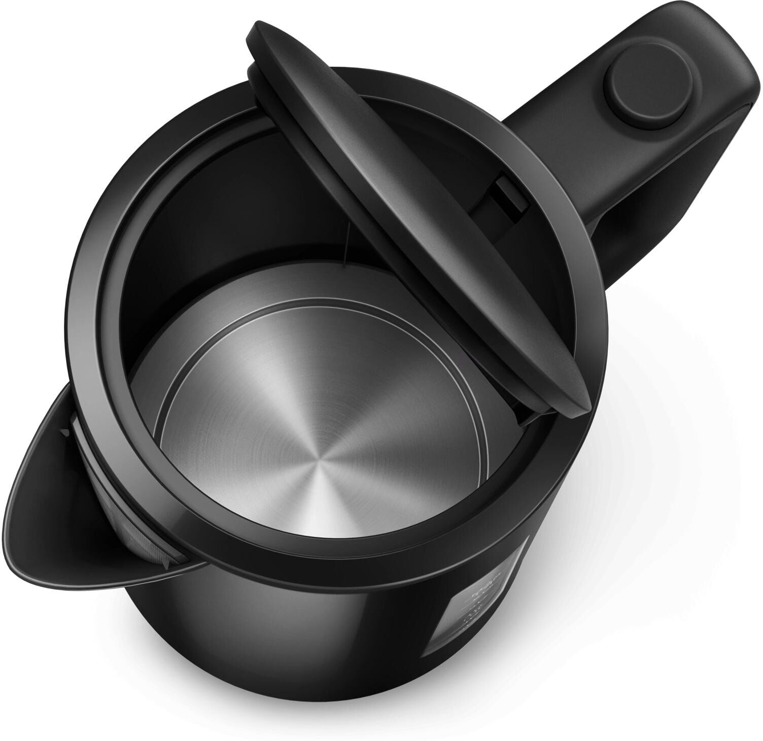 Philips Wasserkocher "Series 3000 HD9318 1,7 l", schwarz, Wasserkocher, mit 360 Sockel, Abschaltautomatik und entnehmbarem Kalkfilter, Wasserkocher schwarz Einheitsgröße