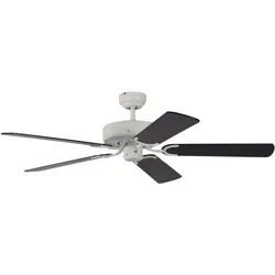Deckenventilator Potkuri Weiß / Schwarz