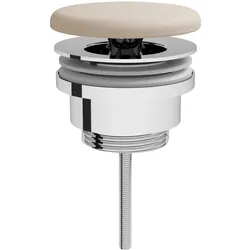 VitrA Zubehör Schaftventil mit Ventildeckel aus Keramik Sandbeige Matt mit VitrA Clean,6392L422-0159 6392L422-0159