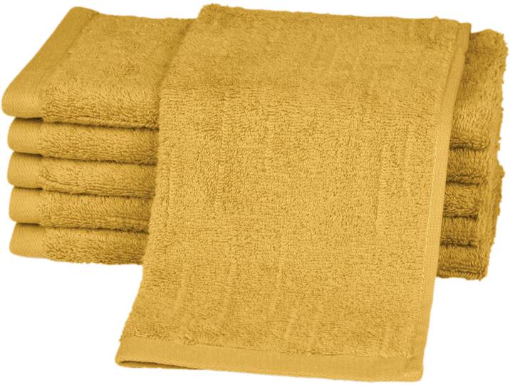Gästehandtuch ROSS Premium , gelb (safran), B:30cm L:50cm, Frottier, Obermaterial: 100% Baumwolle, Handtücher, Gästehandtuch, 100% Baumwolle