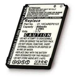 Akku für Doro PhoneEasy 345, wie 01.10.CAREP0103, 800 mAh