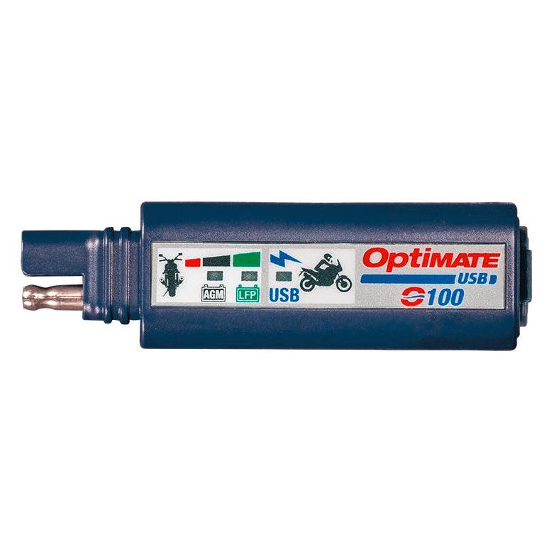 Tecmate OptiMate USB O-100, Intelligentes 2400mA USB-Ladegerät mit Standby-Modus und Fahrzeugbatteri (O100 V3)