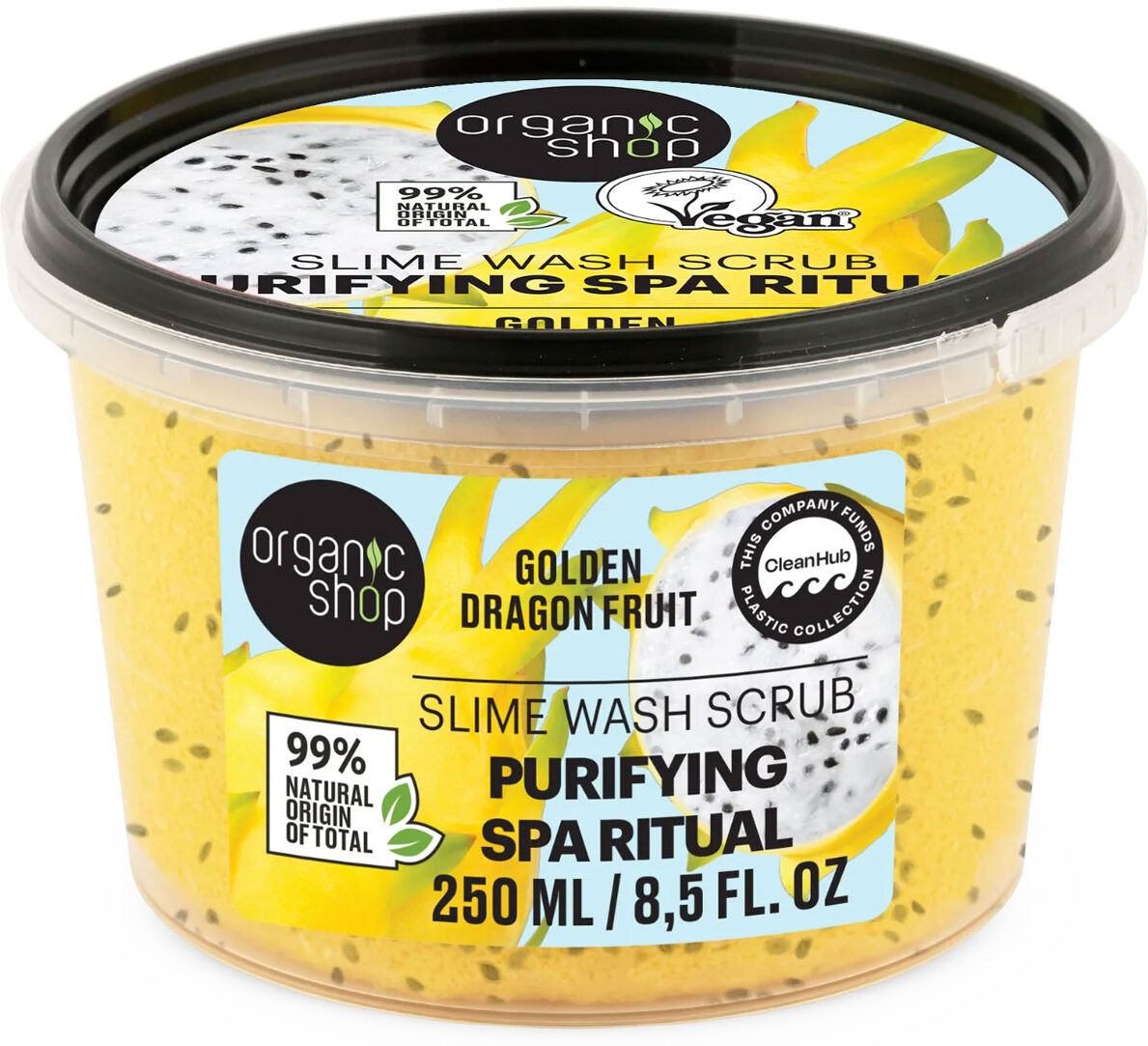 ORGANIC SHOP Golden Dragon Fruit Slime Wash Scrub 250ml