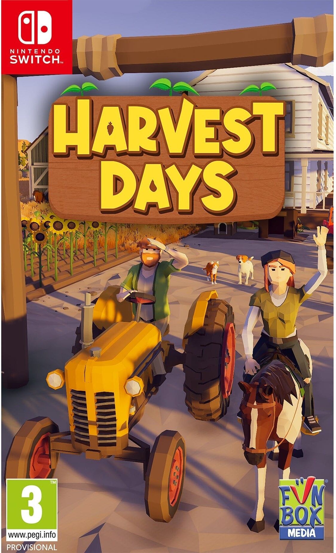 Funbox Media Harvest Days: My Dream Farm for Nintendo Switch (Game Cartridge) - Farming Simulation Game, Build and Explore, Ages 10+, Nintendo Switch