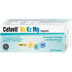 Cefavit D3 K2 Mg 7.000 I.E. Hartkapseln 60 St