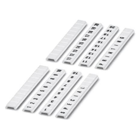 Phoenix Contact White Zack Marker Strip (300 mm) (0808671:0051)