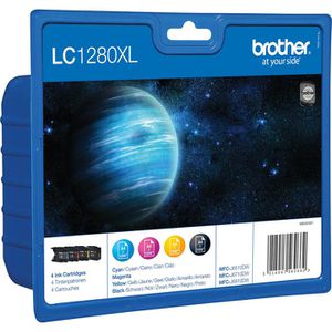 Brother LC-1280XL ValuePack CMYK Tintenpatronen