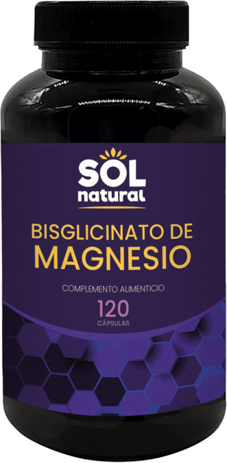 Sol Natural Bisglicinato de Magnesio 775mg 120 Caps