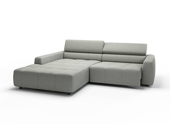 Candy Denver Ecksofa Loop motorische Sitztiefenverstellung im