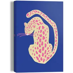 Bild BLUE PINK CAT (BHT 20x30x2,50 cm) - bunt - BHT 20x30x2,50 cm