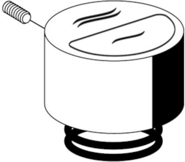 Couvercle de commande Schell avec ressort de compression chromé (230730699)