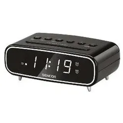 Sencor SRC 2600 B schwarz / Radiowecker / UKW (FM), Radio, Schwarz