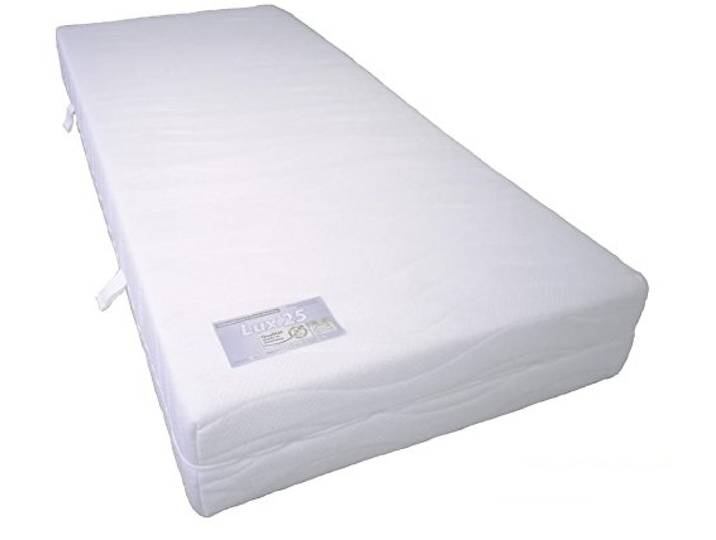 MBD Matratzen Lux 25 - Orthopädische 11 Zonen Kaltschaum Matratze - Höhe ca. 25 cm - Raumgewicht 40 Kg/m³ (120 x 200 cm - H2)