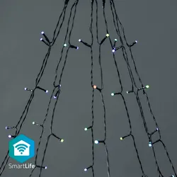 Nedis SmartLife Weihnachtsbeleuchtung - Baum - Wi-Fi - RGB - 180 LED's - 10 x 2 m - Android / IOS