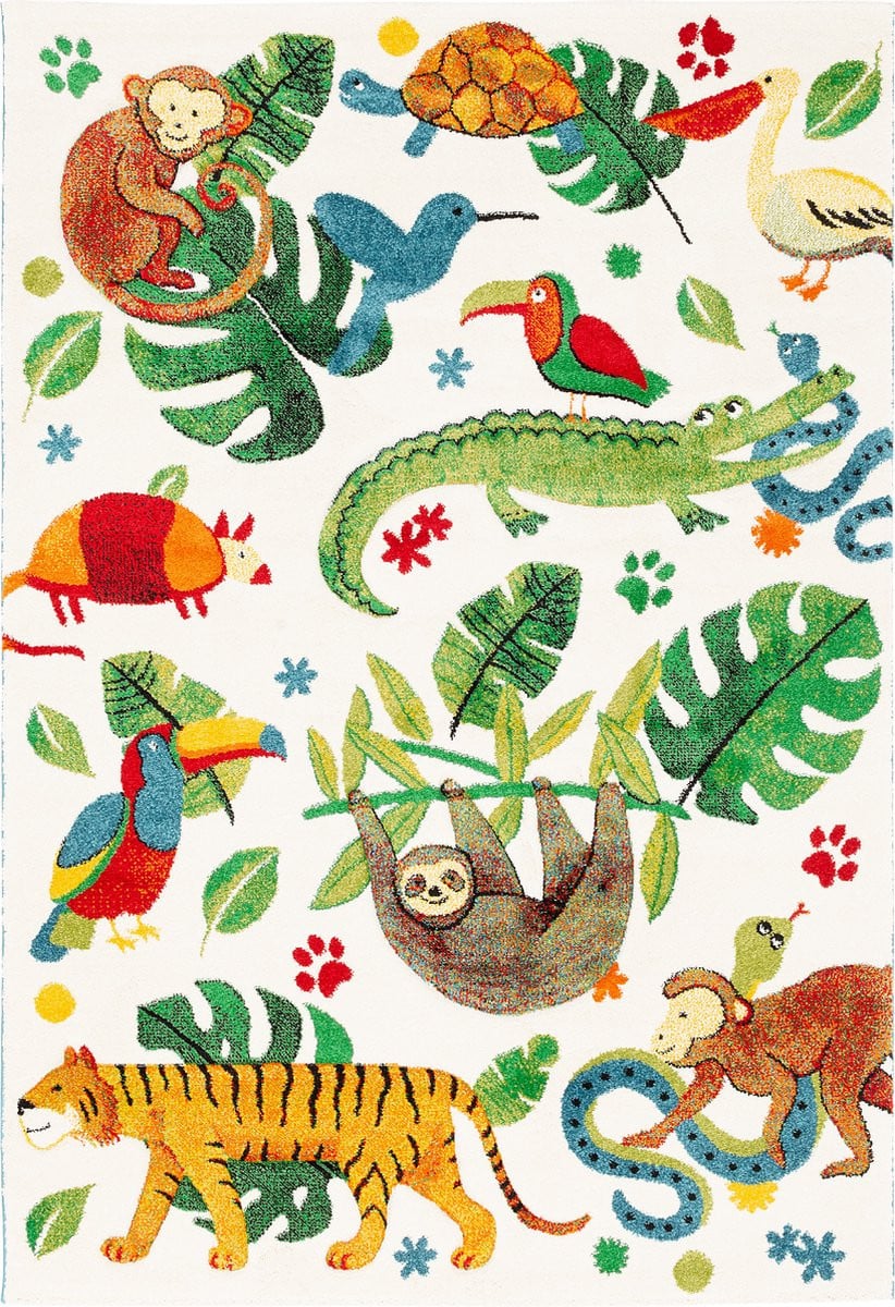 Pergamon Vloerkleed Maui Kids Jungle voor de kinderkamer