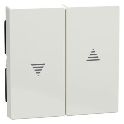 Schneider Electric Wippe für Rollladenschalter und -taster, polarweiss glänzend, System M (432419)