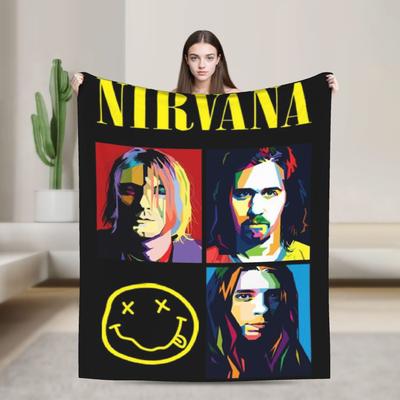 Shop Station Nirvana Flannel Throw Blanket Ultra Soft Plush Fleece Blanket For Sofa, Bed & Travel a 29.92 40.16 In