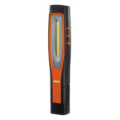 Draper 11766 10W COB LED oplaadbare inspectielamp, oranje