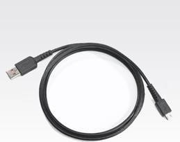 Zebra Micro USB synchronisatiekabel, USB-A naar Micro-USB B, zwart