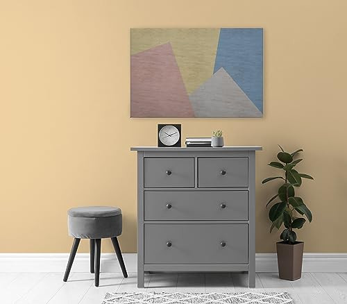 A.S. Création Canvas afbeelding abstract - Moderne wanddecoratie - Blauw/Multicolor - 90 x 60 cm