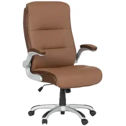 Carmen 6106 Chefsessel mit Kunstleder – Braun