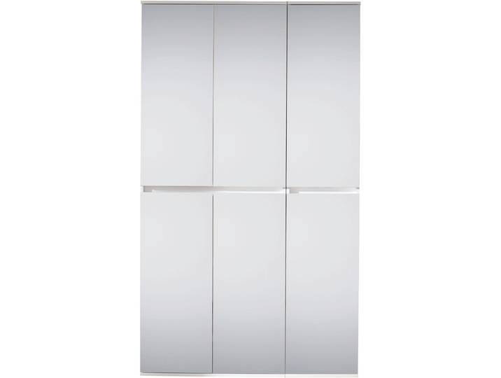 Garderobenschrank Mirror weiss Holzwerkstoff B 111 T 34 H 191 cm - Garderobenschrank