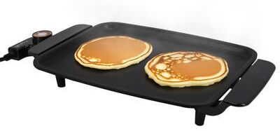 MegaChef 11.81 Inch Nonstick Coating Electric Griddle with Temperature Control