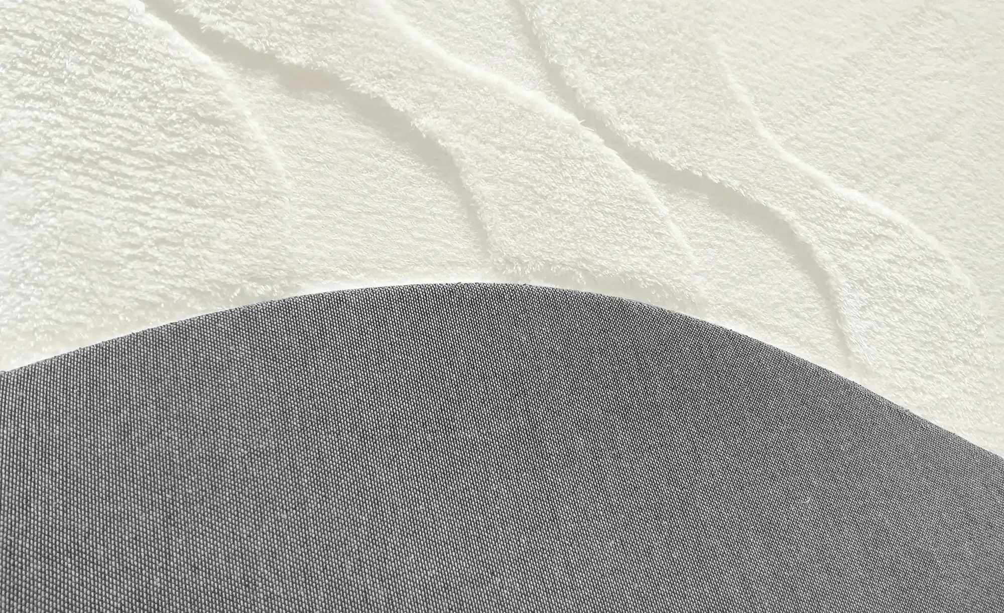 como Webteppich  Malibu ¦ creme ¦ Synthetische Fasern,Baumwolle Ø: 160