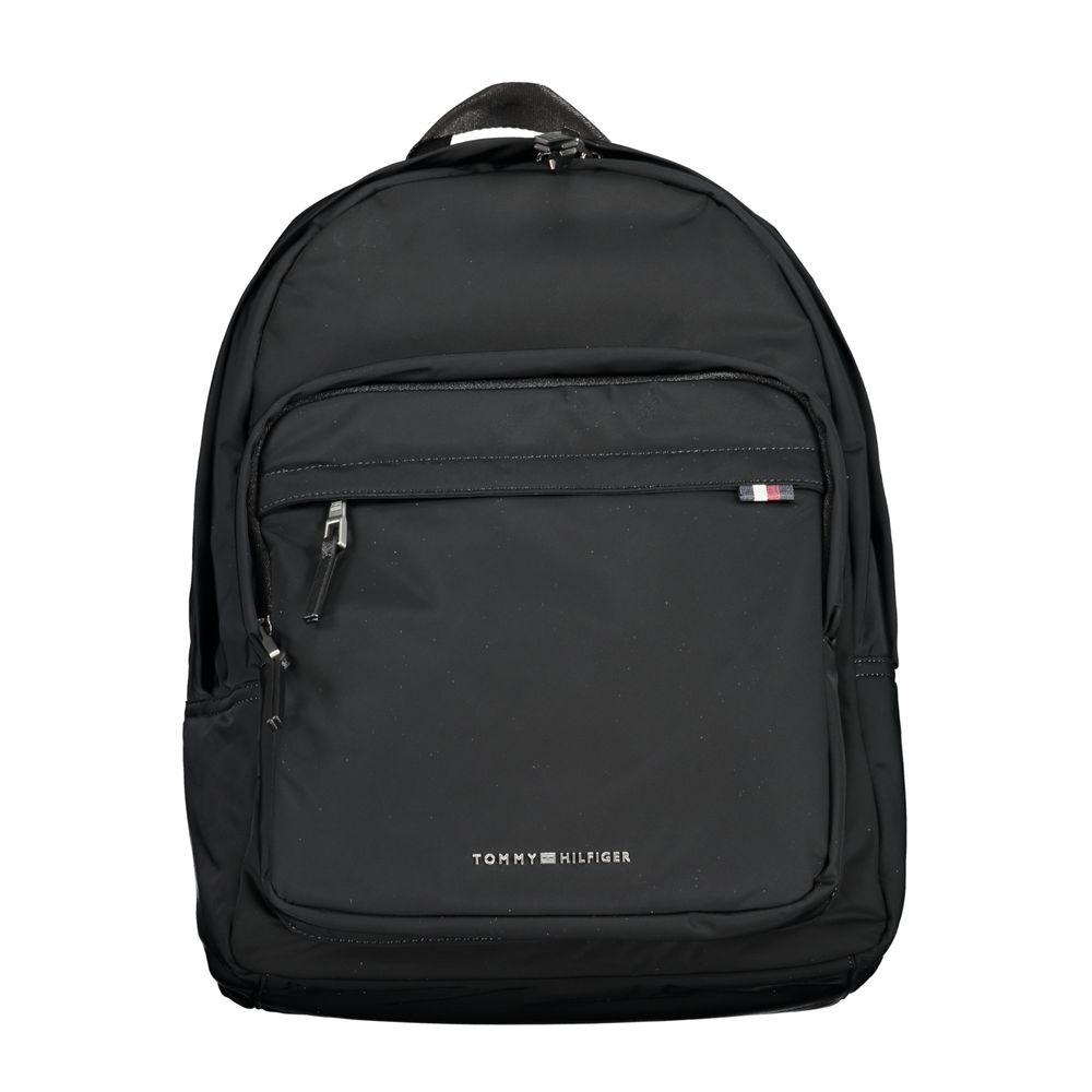 Tommy Hilfiger Zwarte Polyester Heren Rugzak