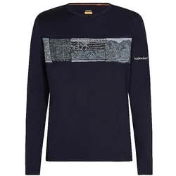 Icebreaker, Herren, Funktionsshirt, Unterziehshirt Elevation Oasis (M), Blau