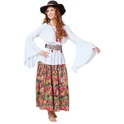 Maxi-Rock "Paisley", bunt
