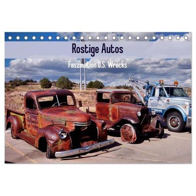 Rostige Autos. Faszination U.S. Wracks (Tischkalender 2027 DIN A5 quer), CALVENDO Monatskalender