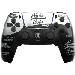 Rocket Games Force X Nuka Cola Black Edition (PC, PS5), Gaming Controller, Mehrfarbig, Silber, Schwarz