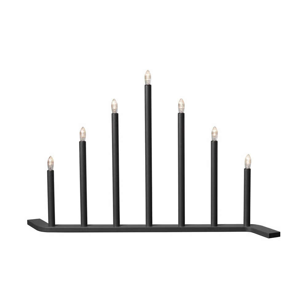 SMD Design Advent Adventskandelaar Grijs met 7 lampjes