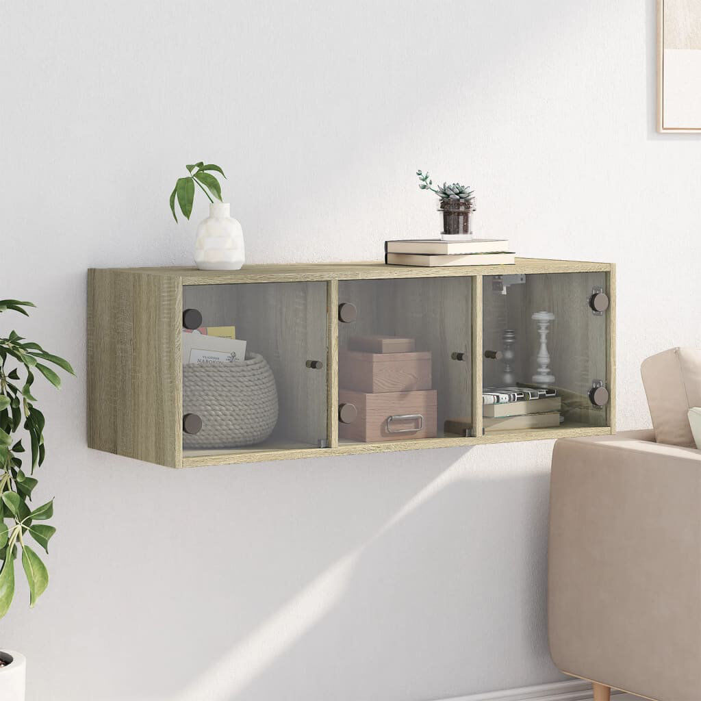 Alpen Home Bellburns Standard Accent Cabinet Sonoma Oak 35cm H X 102cm W X 37cm D