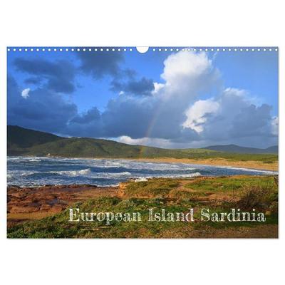 European Island Sardinia (Wall Calendar 2026 DIN A3 landscape), CALVENDO 12 Month Wall Calendar
