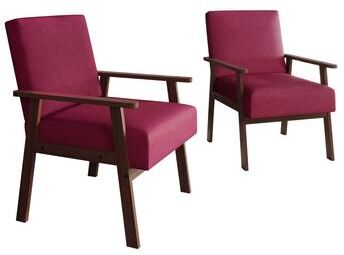Craft Porch CraftPorch Minimalist 2-Pieces Accent Chairs