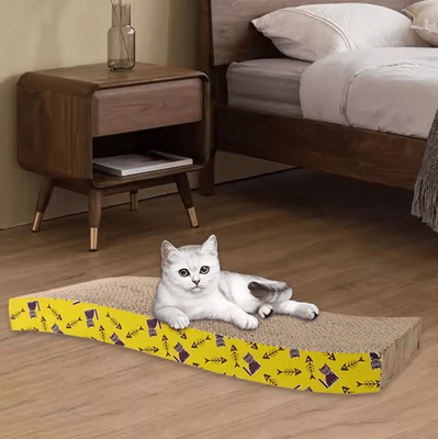 Inspire Curations ScratchNest Cardboard Cat Scratcher Bed & Lounger s 44.5x21x44cm