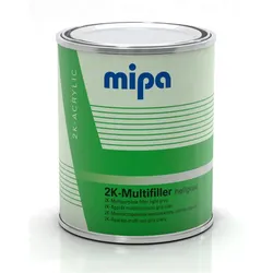 MIPA 2K-Multifiller Schleiffüller 4:1 Naß-in-Naß Füller hellgrau, 1Ltr.