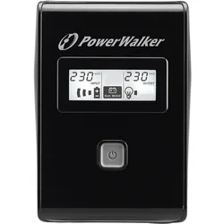 Powerwalker VI 650 LCD Schuko 650VA / 360W Line-Interactive USV Tower AVR LCD (650 VA, 360 W, Line-Interaktiv USV), USV
