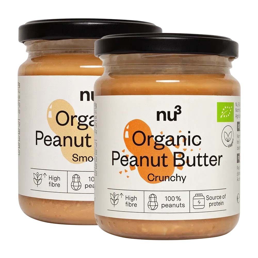 nu3 Bio Erdnussbutter smooth + crunchy 2x250 g Sonstige