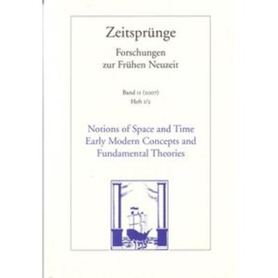 Notions of Space and Time, Taschenbuch von Frank Linhard,Peter Eisenhardt, Klostermann, Vittorio, 978-3-465-04016-3