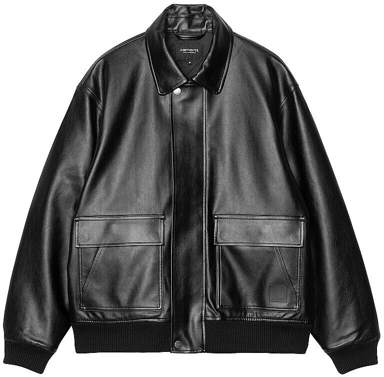 CARHARTT WIP Jacke in Lederoptik ARIZONA schwarz   XL XL