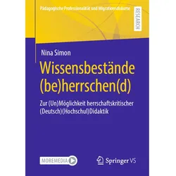 Wissensbestände (be)herrschen(d), Fachbücher von Nina Simon